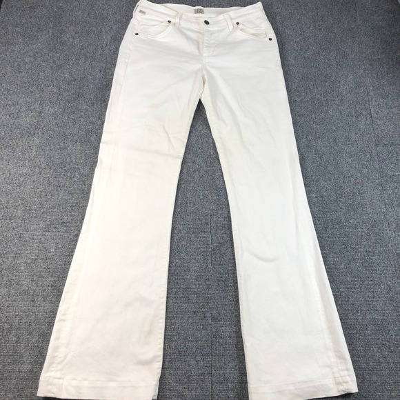 Citizens of Humanity C of H White Flare Leg Jeans Women's Size 29 - Picture 1 of 13